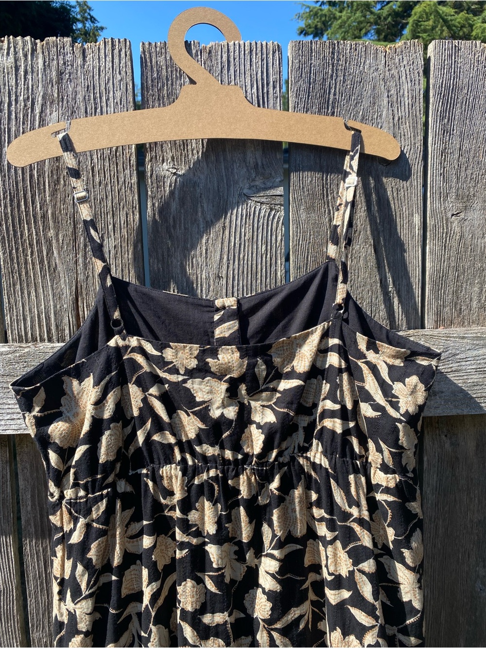 SANCTUARY NWT LARGE 
Women's Cotton Tiered
Picot Maxi Dress BANDANA PRINT - Picture 10 of 14